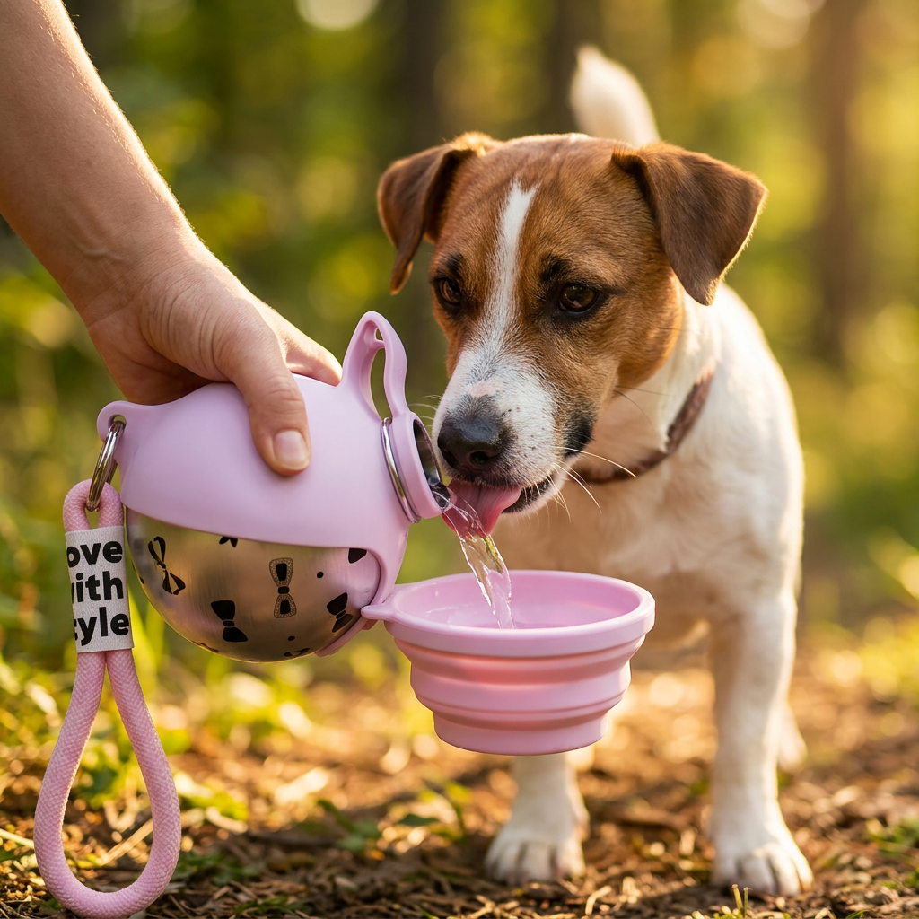 2-in-1 Dog Water Bottle