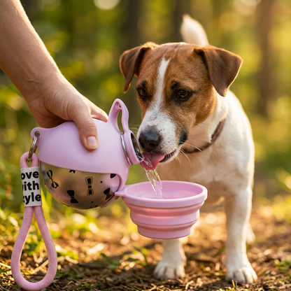 2-in-1 Dog Water Bottle