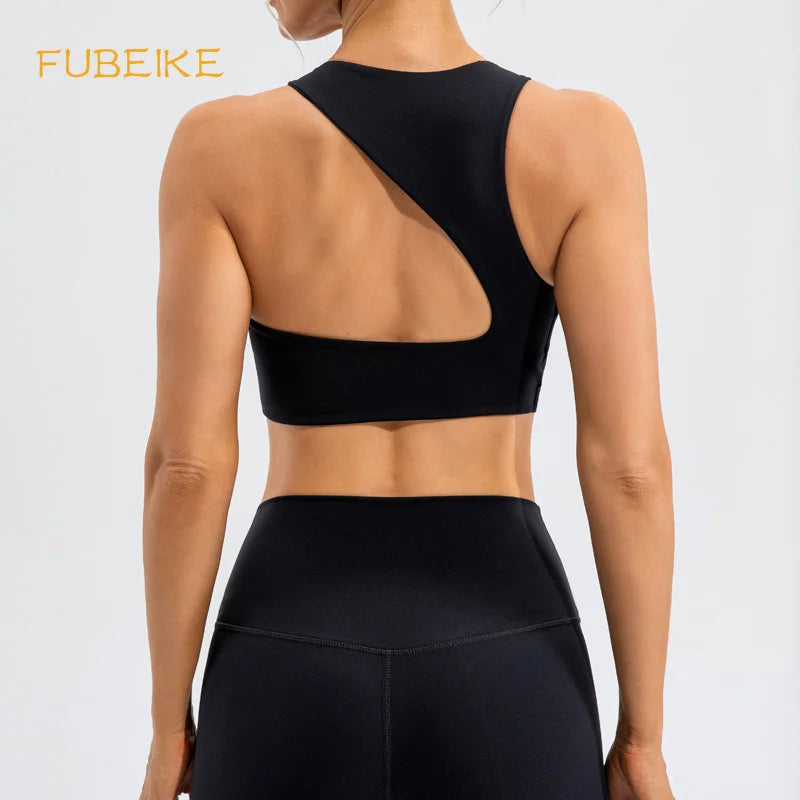 Brassière Sportive FUBEIKE — Maintien élégant et confort seconde peau