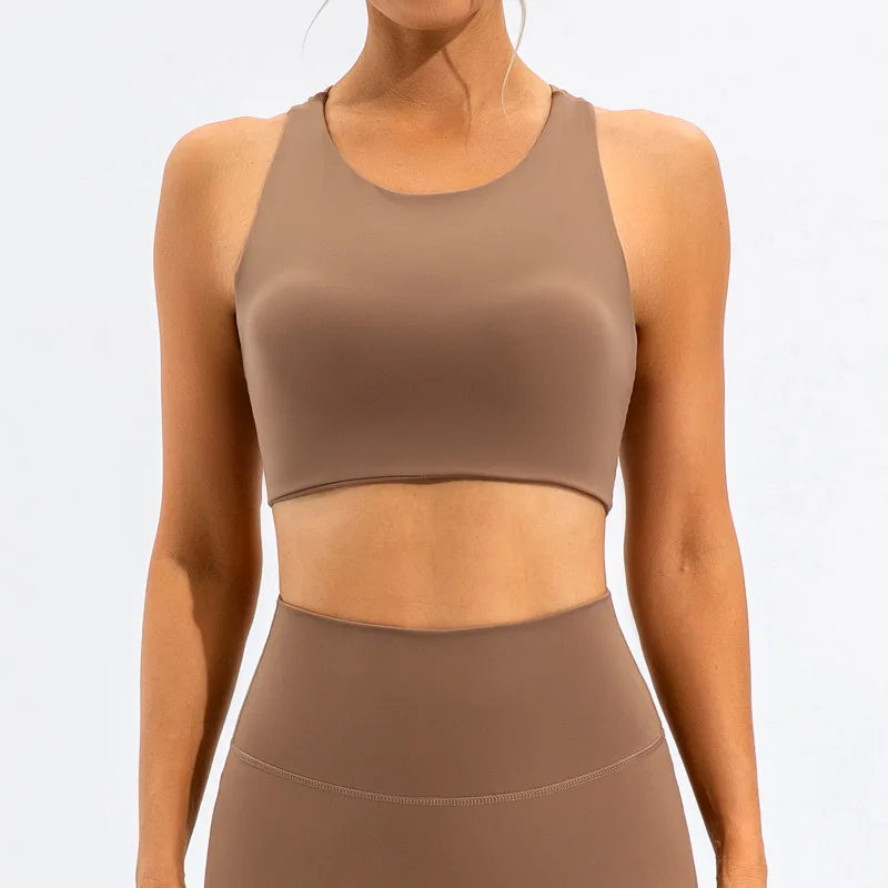 Brassière Sportive FUBEIKE — Maintien élégant et confort seconde peau